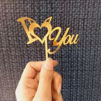 تاپر مولتی استایل طلایی طرح عاشقانه مناسب ولنتاین کد5