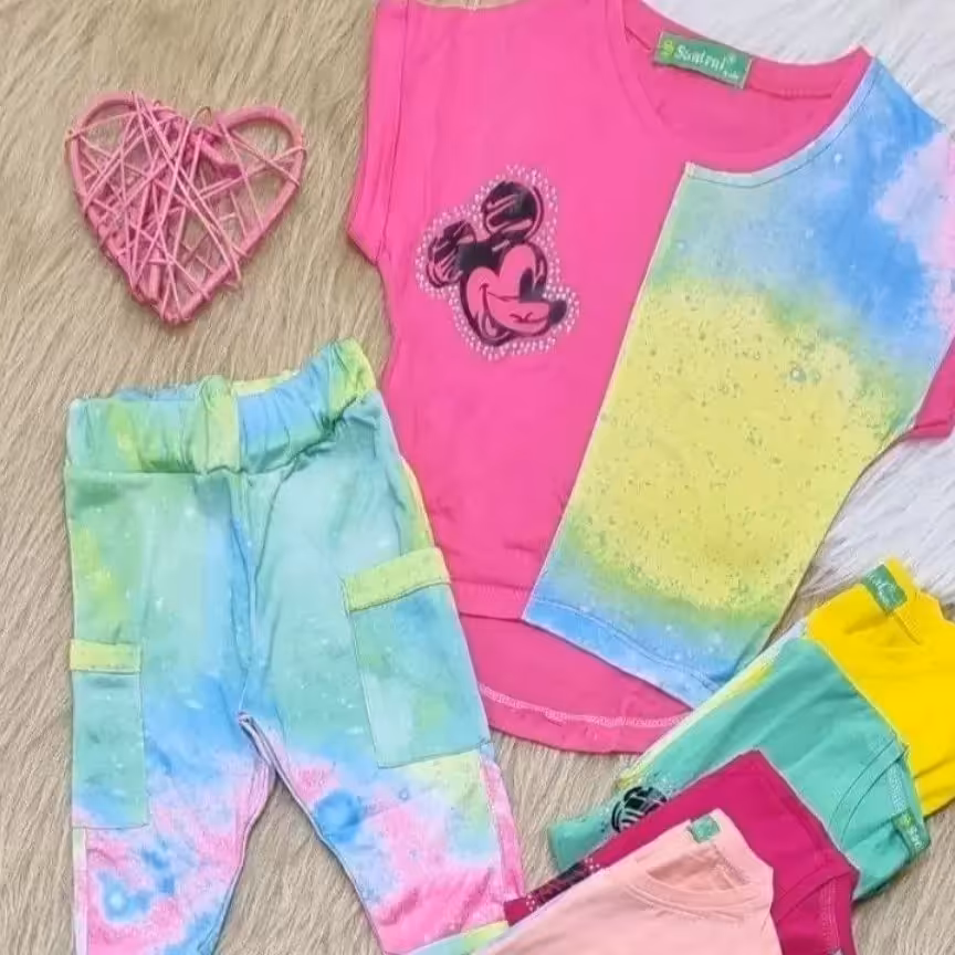 تیشرت شلوارک آبرنگی