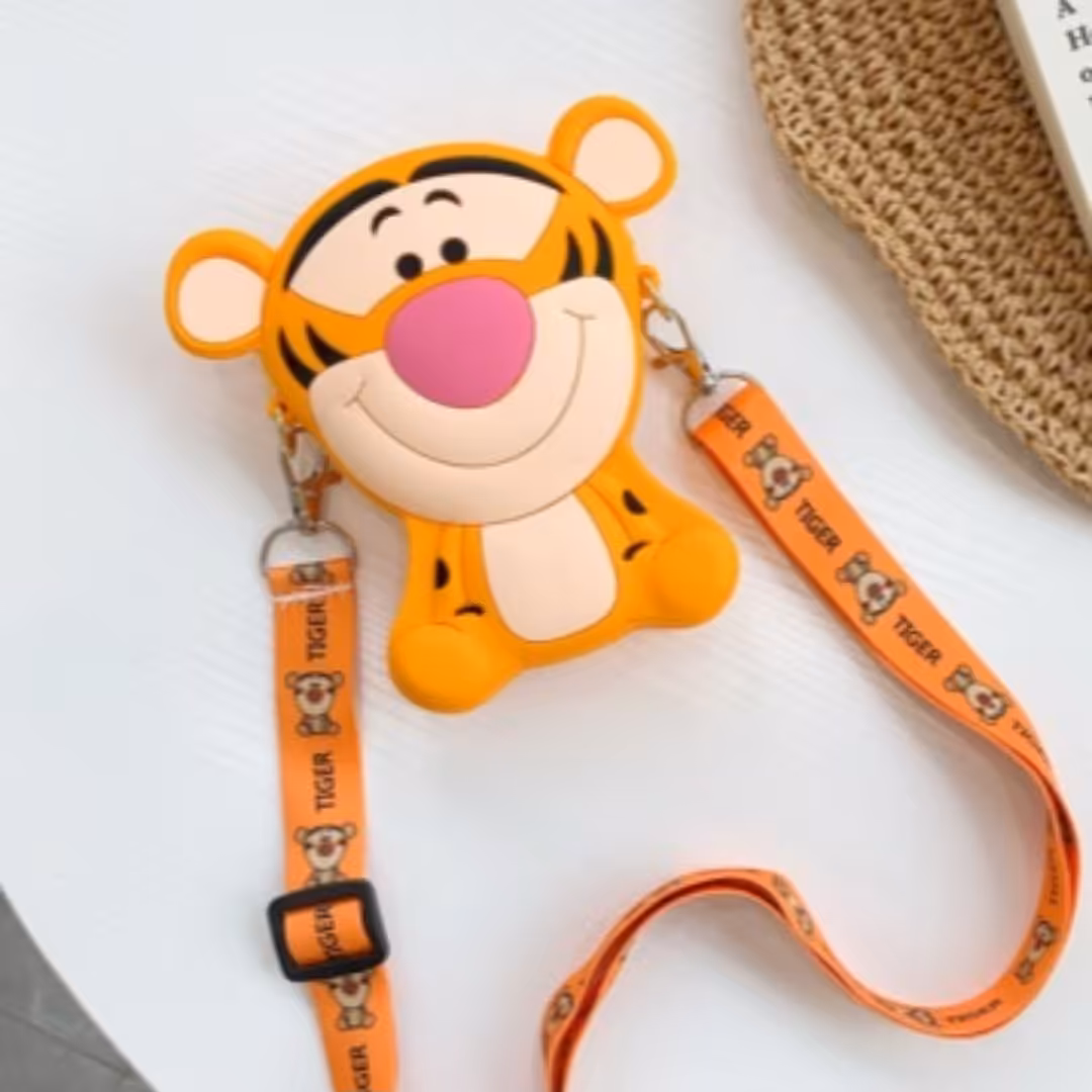 کیف سیلیکونی طرح ببری