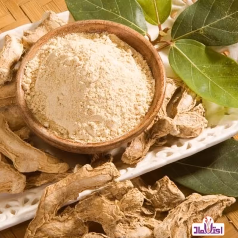 پودر زنجبیل اعلا 100 گرمی اعتماد ( زنجبیل چینی )