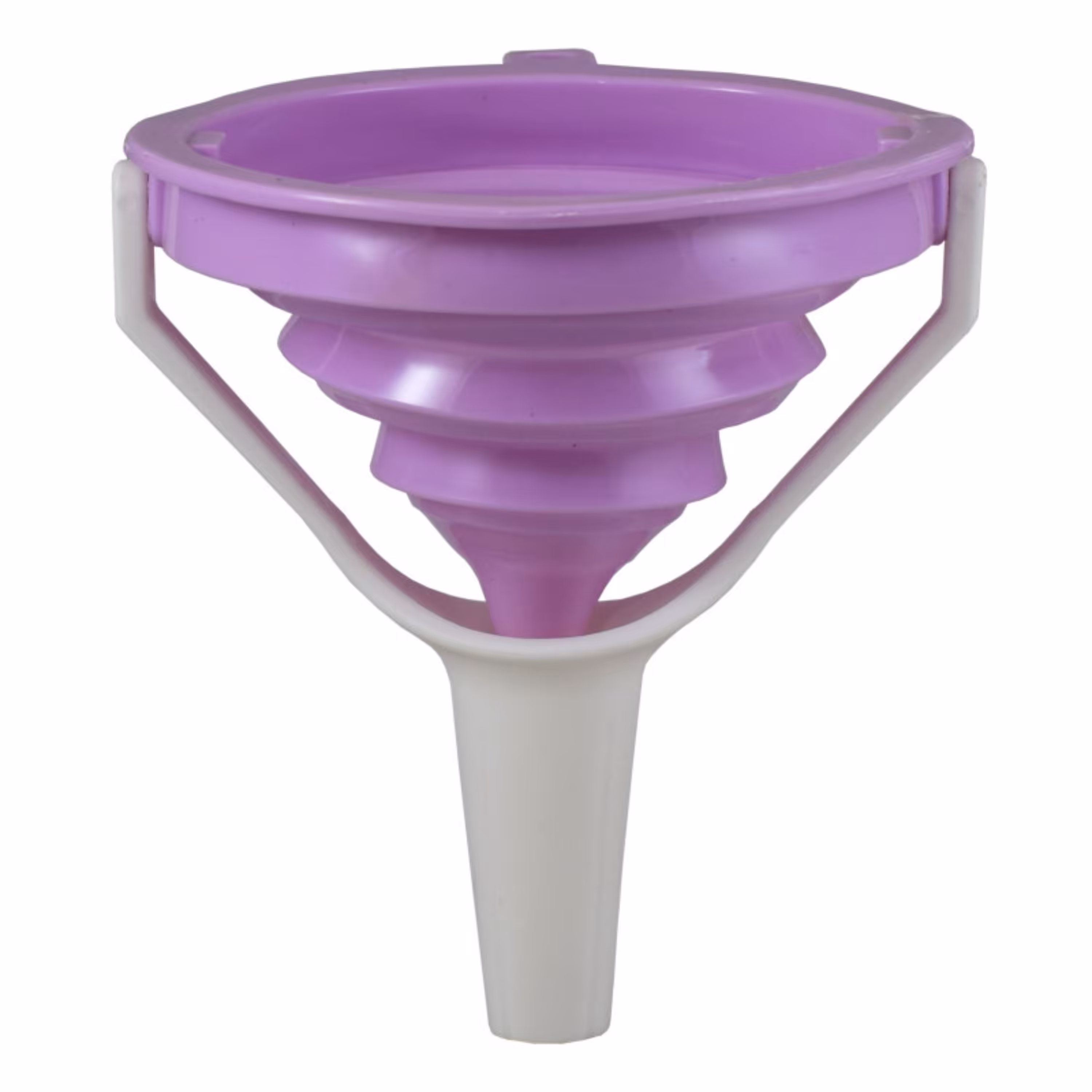 قیف سیلیکونی تاشو لالان رنگ بنفش