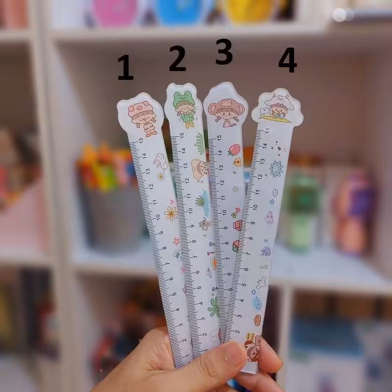 خط کش فانتزی طرح دختر