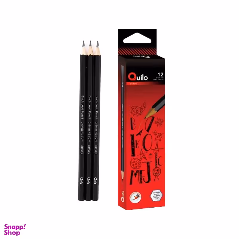 مداد بلک کویلو (Quilo) مدل 12 عددی