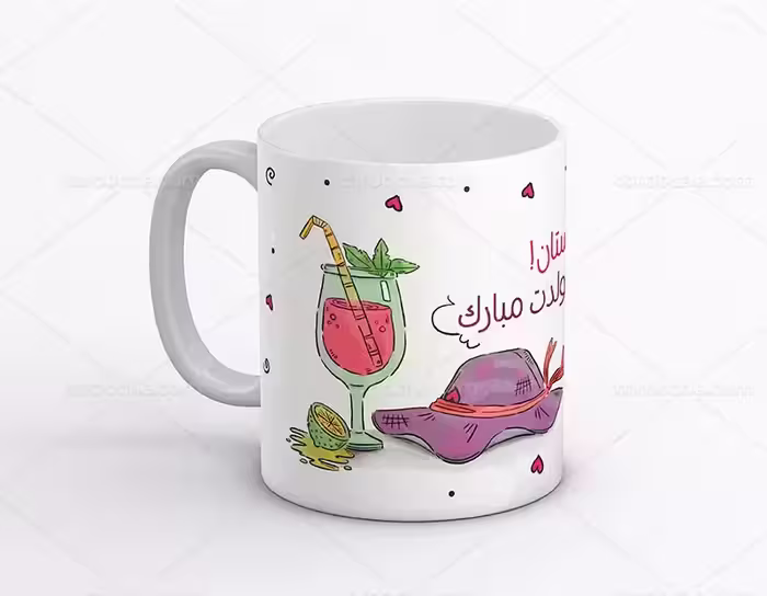 ماگ فصل تابستان | گرافیک با طعم تربچه
