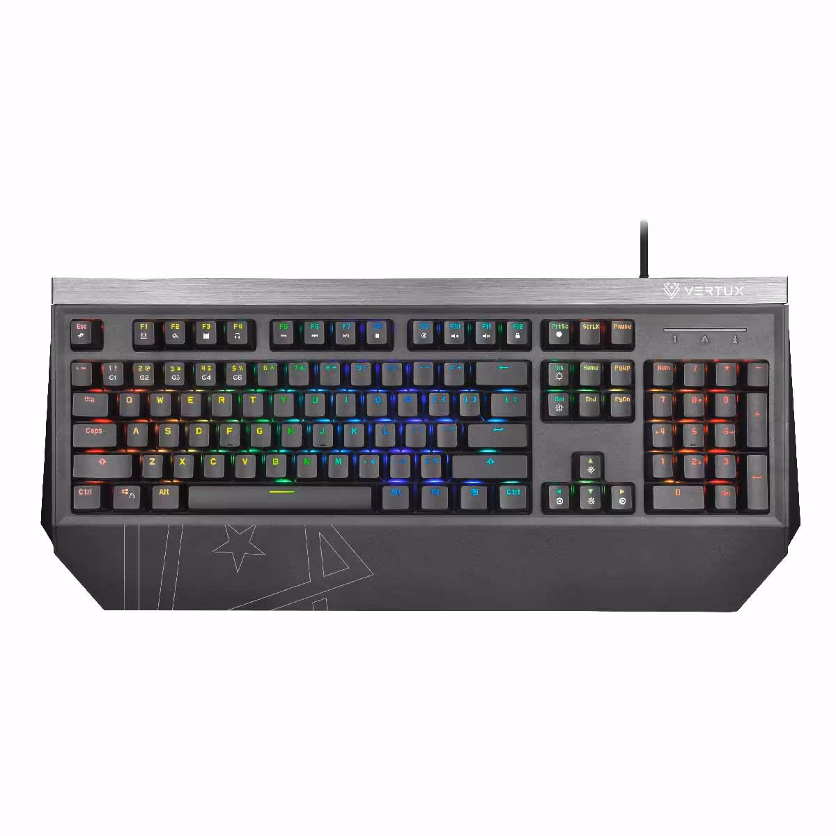 خرید کیبورد گیمینگ ورتوکس Keyboard Gaming Vertux TANTALUM PRECISION PRO MECHANICAL با بهترین قیمت