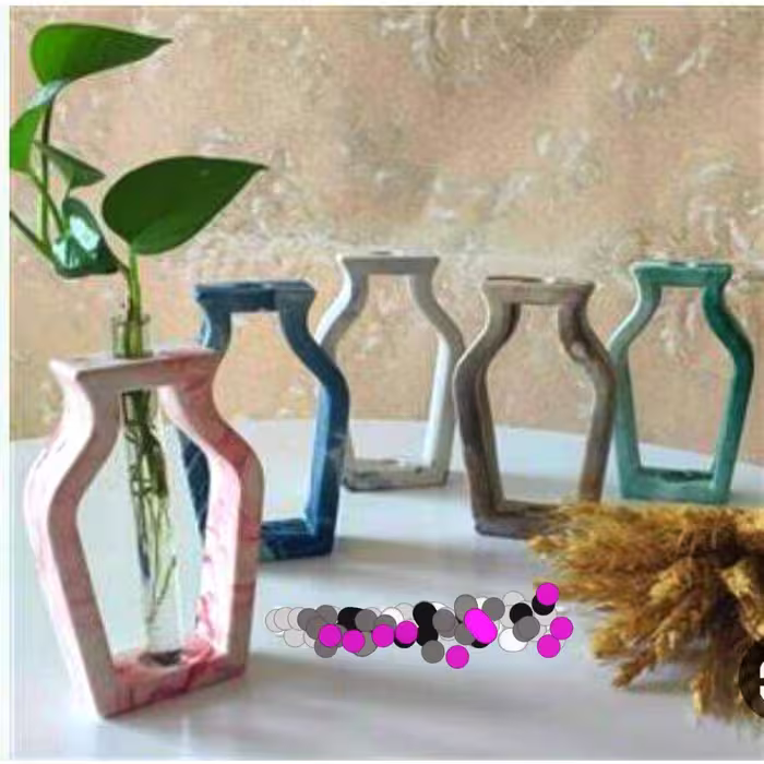 گل جای کوزه ای ارتفاع 10 سانت 