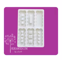 قالب رزین مدل گیره مو طرح فانتزی کد G-FN1