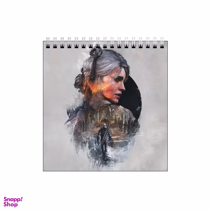 دفتر طراحی ۶۰ برگ طرح ویچر3 کد 0066119