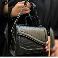 کیف چرمی مدل سنگی دارای رنگ بندی برند zaraکار فوق العاده با کیفیت 