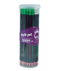 مداد مشکی  ام کیو سه گوش طرحدار (48عددی)  H52