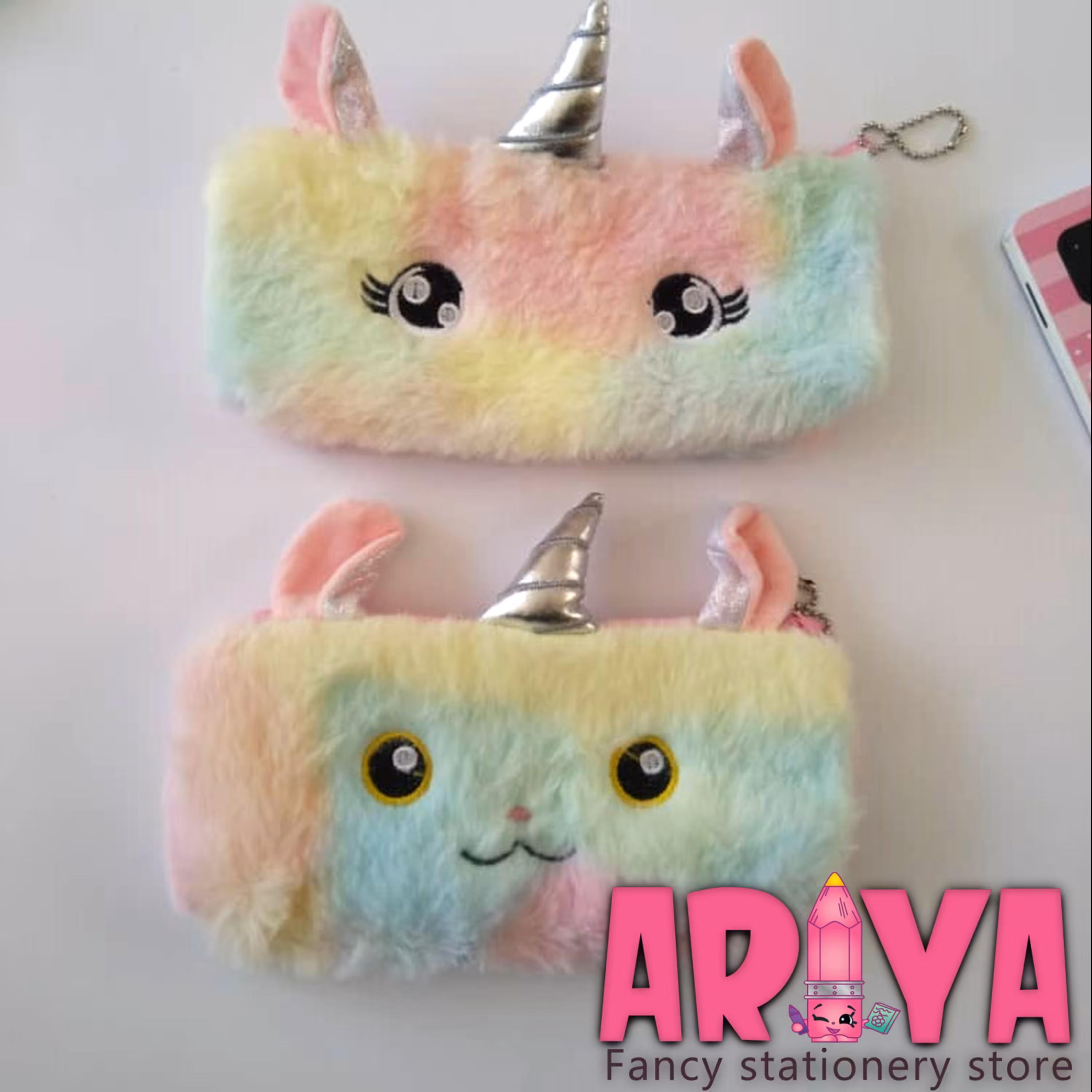 جامدادی پولیشی یونیکورن تک زیپ