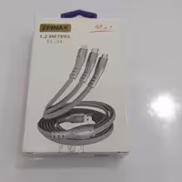 کابل تبدیل USB به microUSB.لایتنینگ.USB-C اپیمکس مدل EC-24 طول 1.2 متر