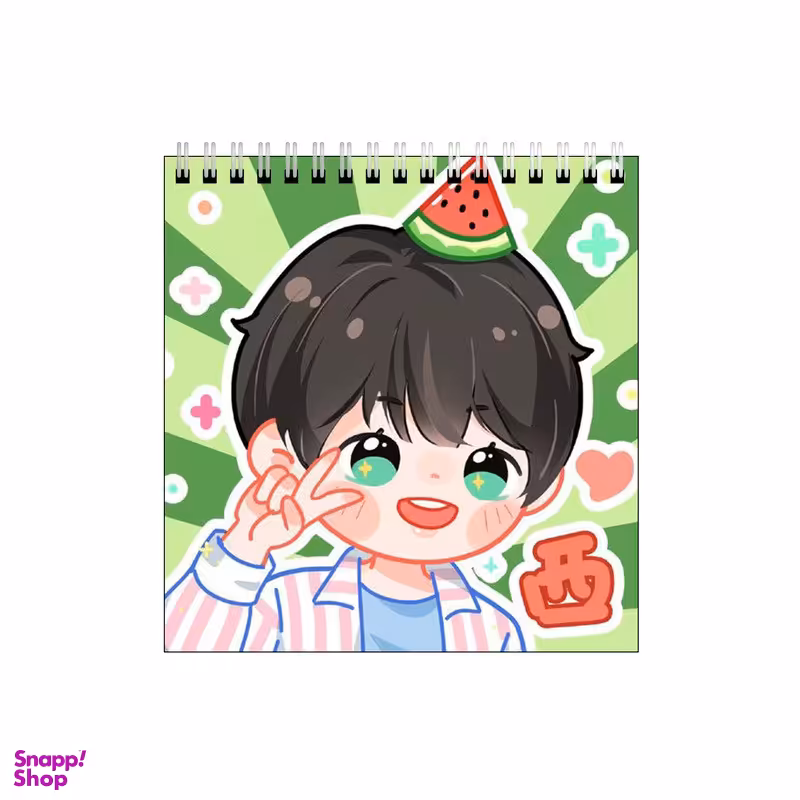 دفتر طراحی بامبیلیپ طرح پسر و هندوانه کد 6585713