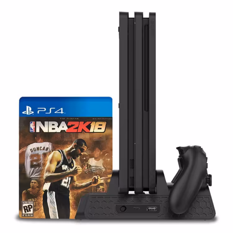 استند شارژ و فن پلی استیشن چند کاره Dobe Charging & Cooling Stand TP4-882