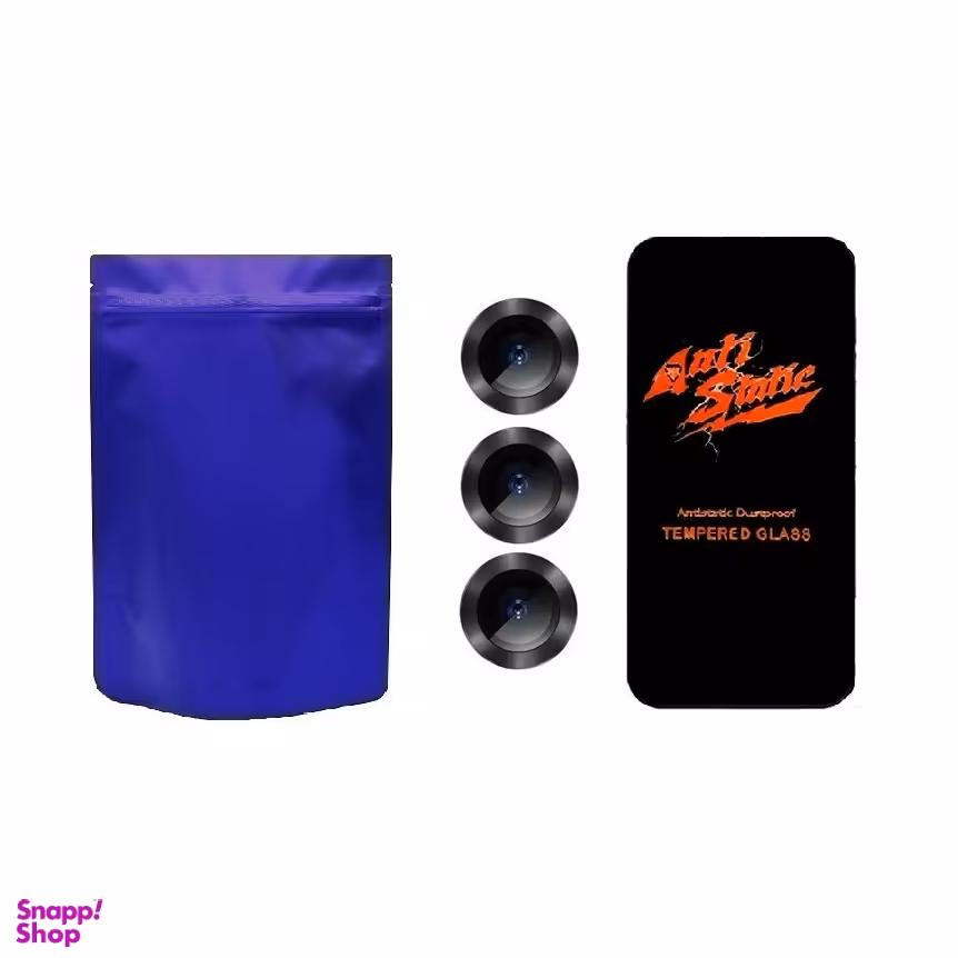 محافظ صفحه نمایش Anti Static و محافظ لنز دوربین مدل رینگی کد MB مناسب سامسونگ Galaxy A15