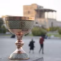 سنگاب مس و خاتم سایز 20