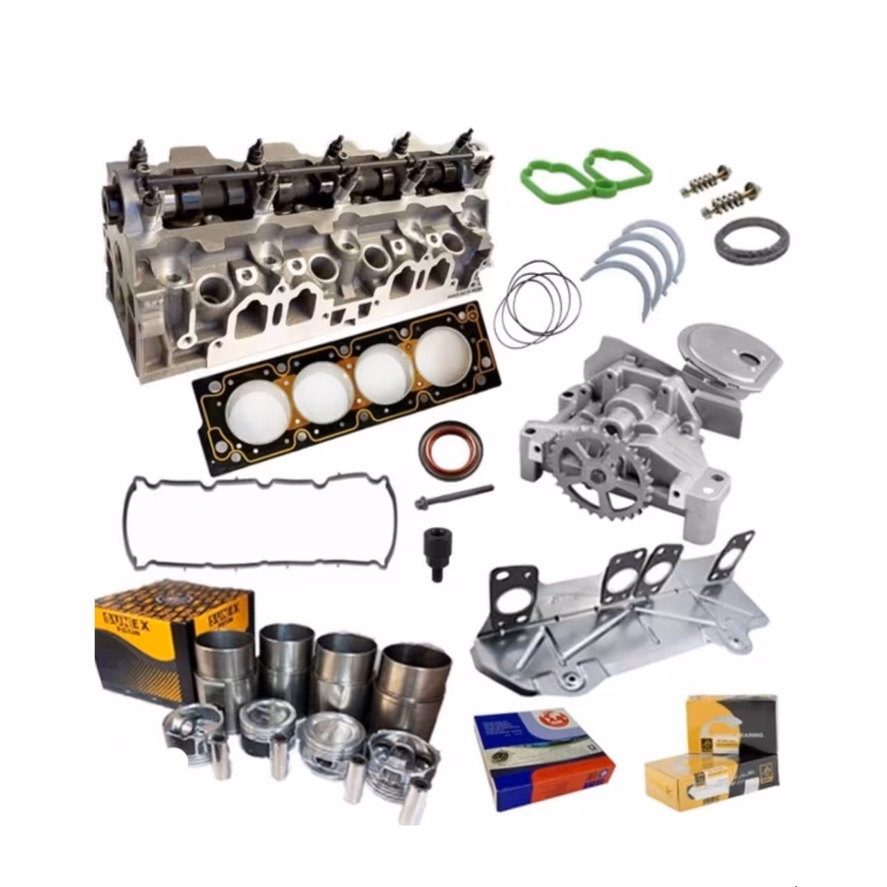 پک کامل تعمیر موتور کد 582 مناسب برای پژو 405 بسته 15 عددی