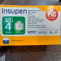 سرسوزن قلم  انسولین  پیک 4 میلی متر  با گیج 32 بسیار نازک 100 عددی 