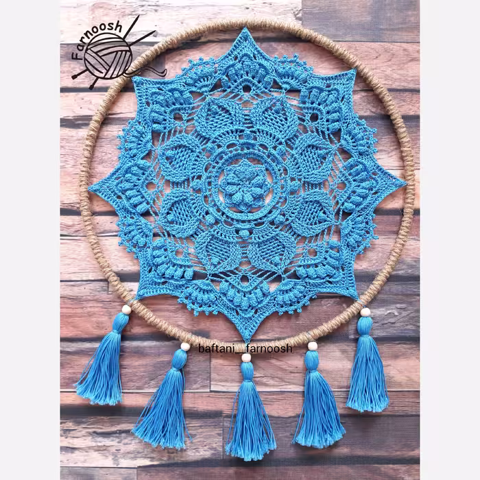 دیوارکوب قلاب بافی کد 01، پس کرایه