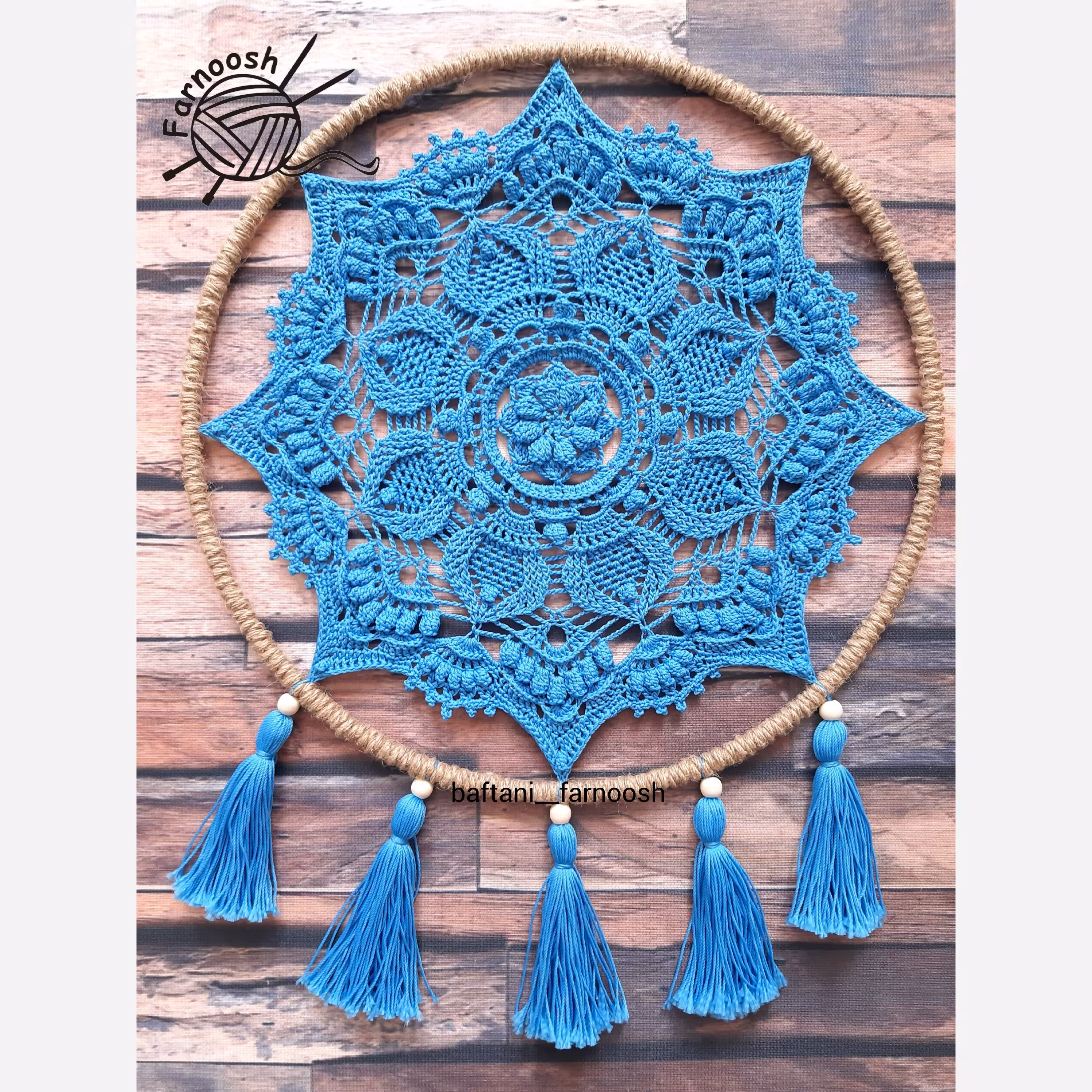 دیوارکوب قلاب بافی کد 01، پس کرایه