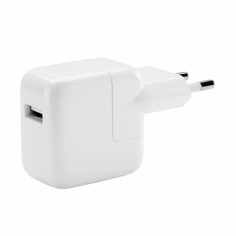 شارژر 12 وات اصلی اپل (سفید بدون پک) Apple ipad 12w USB Power Adapter