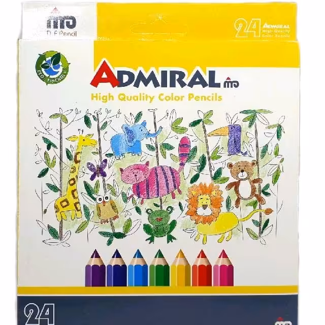 مداد رنگی 24 رنگ آدمیرال