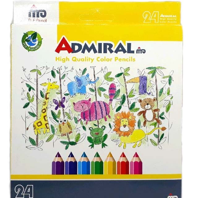مداد رنگی 24 رنگ آدمیرال