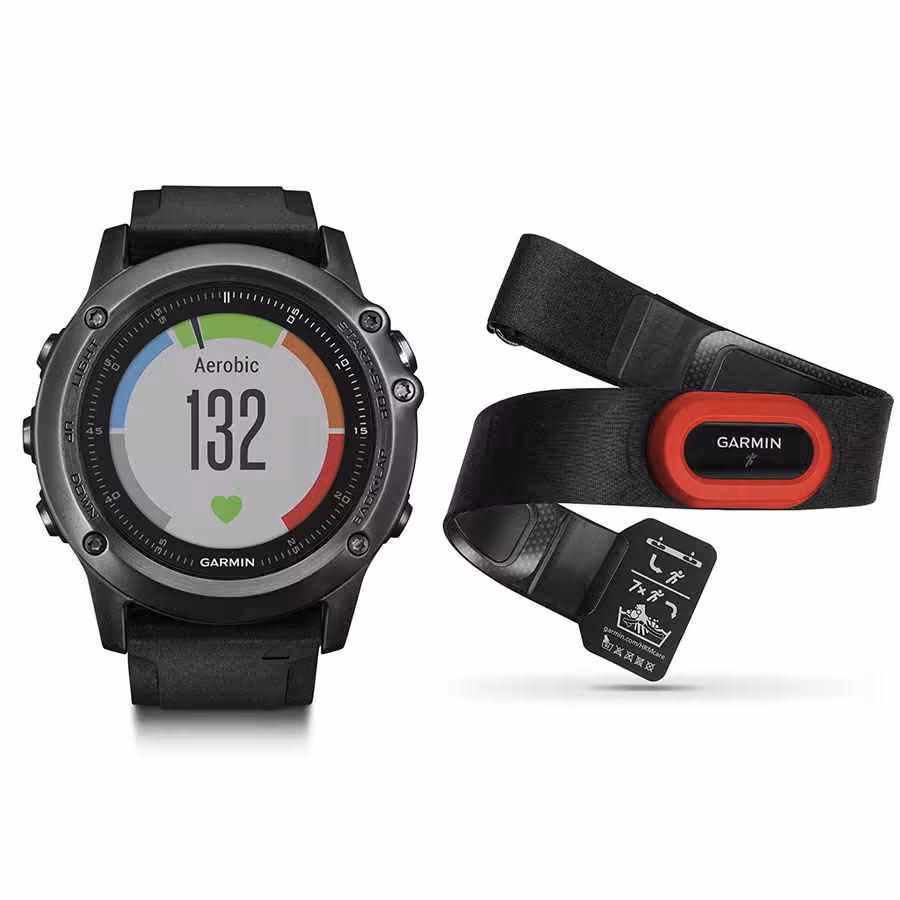 ساعت و جی پی اس ورزشی گارمین مدل فنیکس 3 اچ آر باندل