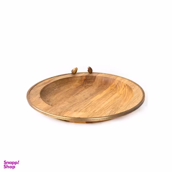 سینی گرد گلد کیش کد GK829455