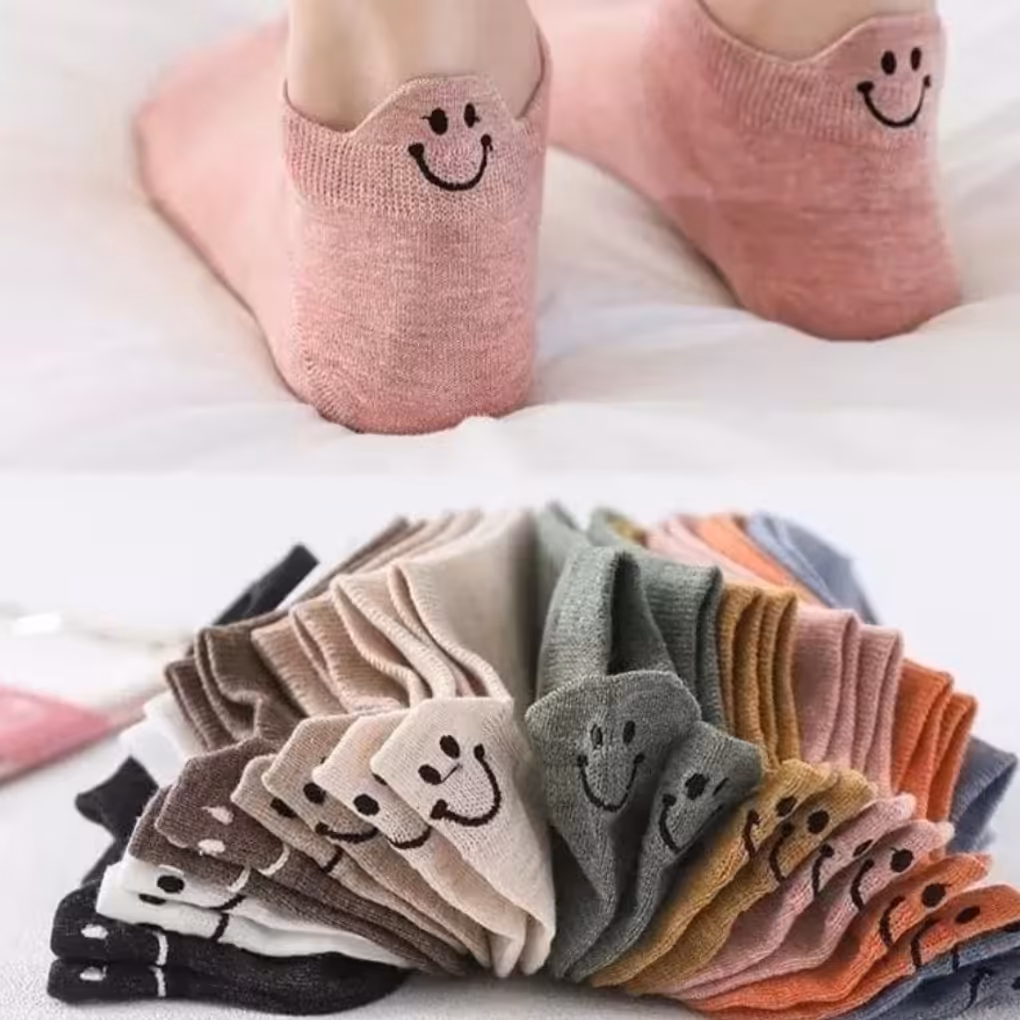 جوراب لبخند ،رنگبندی مختلف،فری سایز36/41،