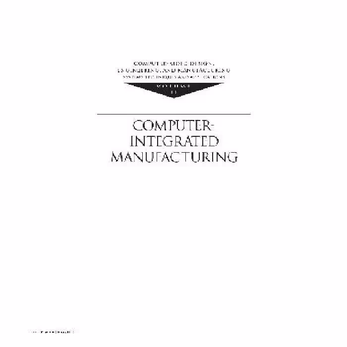 󾕇 دانلود کتاب Computer-Aided Design, Engineering, and Manufacturing Systems Techniques and Applications, Computer-Integrated Manufacturing, 2019 - دانلود کتاب های دانشگاهی