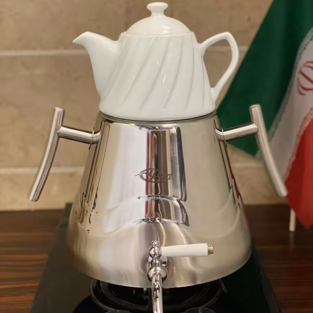 کتری قوری کف چدن هرمی
