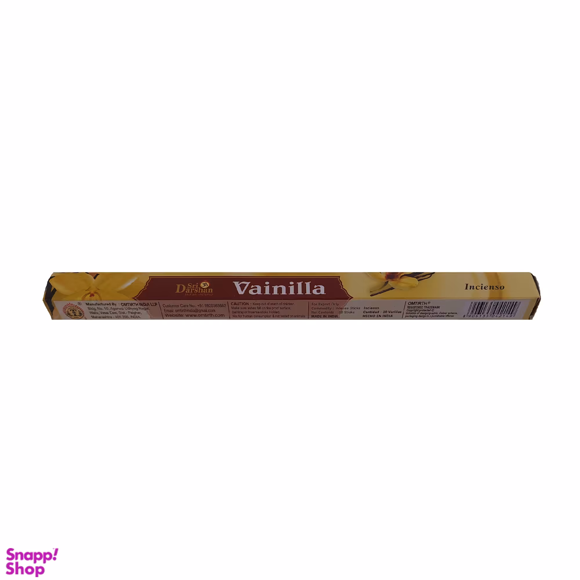 عود دارشان مدل vainilla بسته 20 عددی