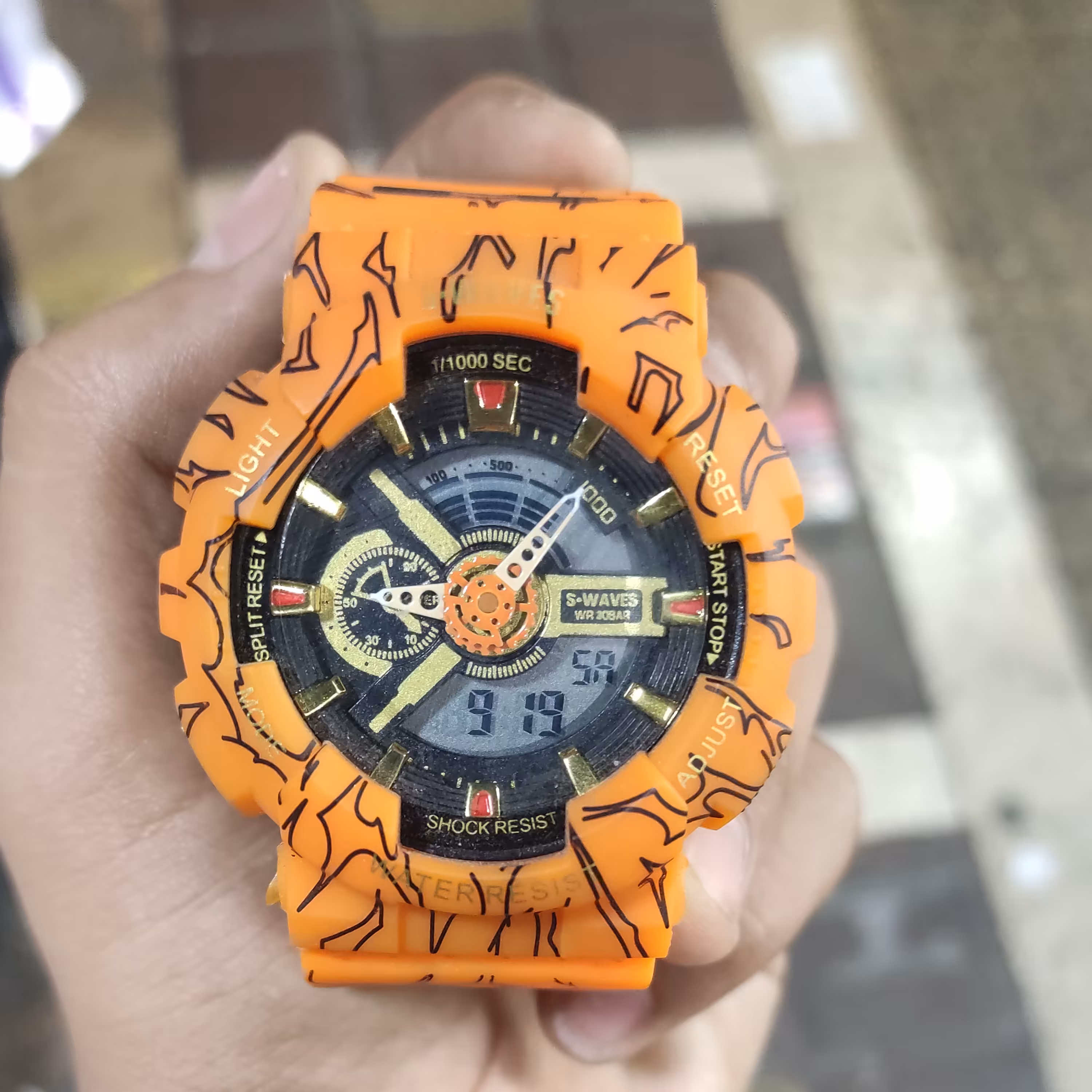 ساعت جی شاک جیشاک طرح انیمیشن 