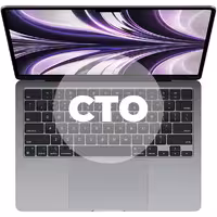 مک بوک ایر 13.6 اینچ M2 کاستوم پردازنده 8core - 10core حافظه رم 24 گیگابایت هارد 1 ترابایت خاکستری - Hiapple.ir