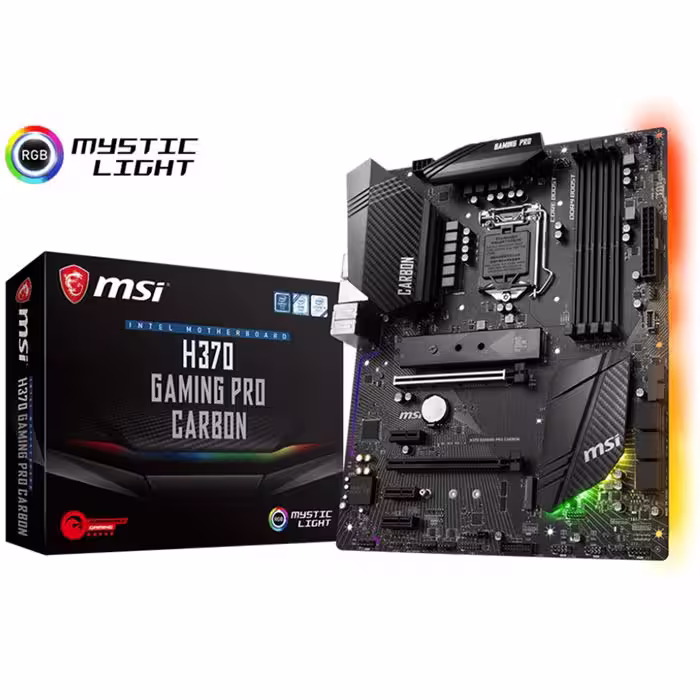 مادربورد ام اس آی مدل H370 Gaming Pro Carbon