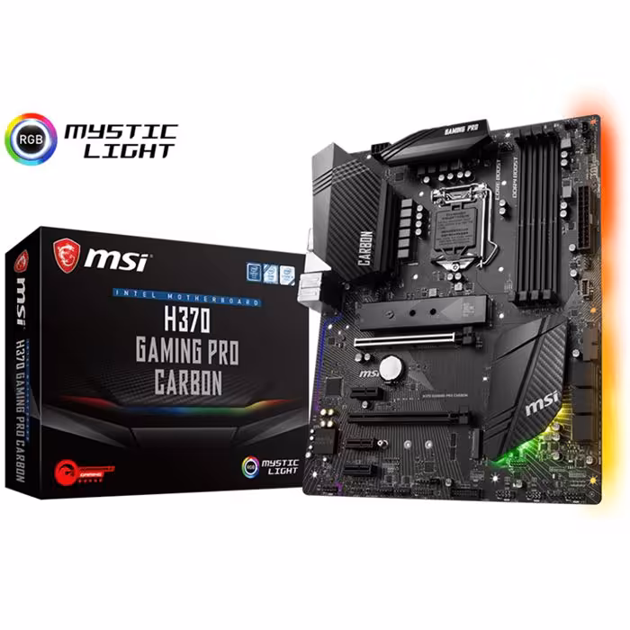 مادربورد ام اس آی مدل H370 Gaming Pro Carbon