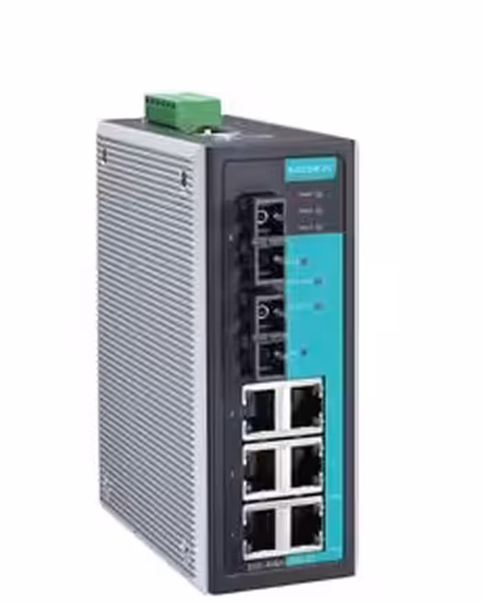 سوئیچ شبکه صنعتی موگزا 8 پورت EDS-408A-SS-SC