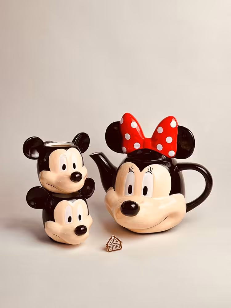 ست قوری و ماگ میکی و مینی کد002256