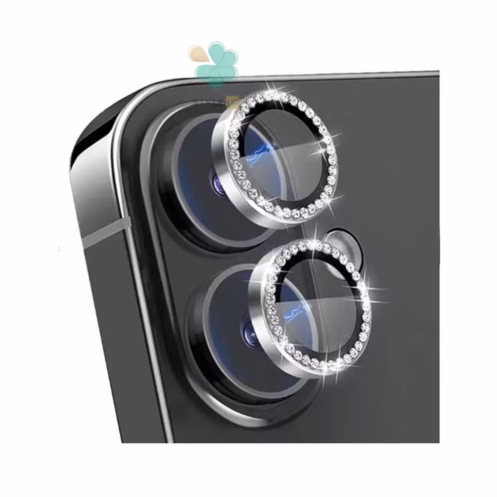 محافظ لنز گوشی نگین دار مناسب Apple iPhone 16