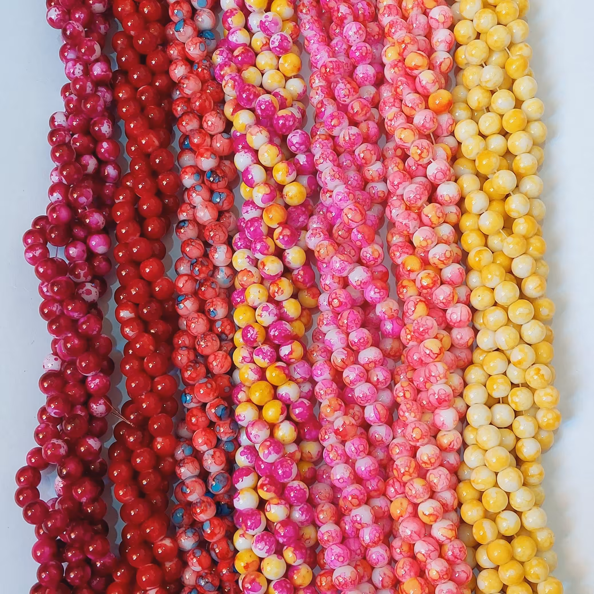 مروارید آبرنگی 3سایز8میل(بند50تایی)مدل موردنظرتونو برای ما ارسال کنید