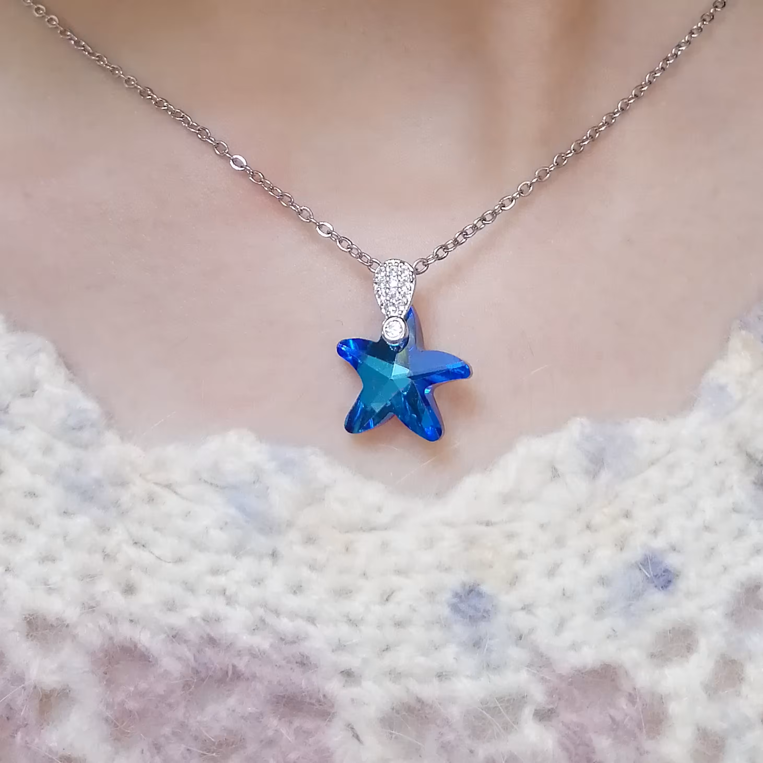 نیم‌ست ZJ طرح کریسنال سواروسکی ستاره