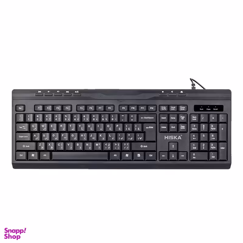 کیبورد با سیم هیسکا مدل HX-KE200
