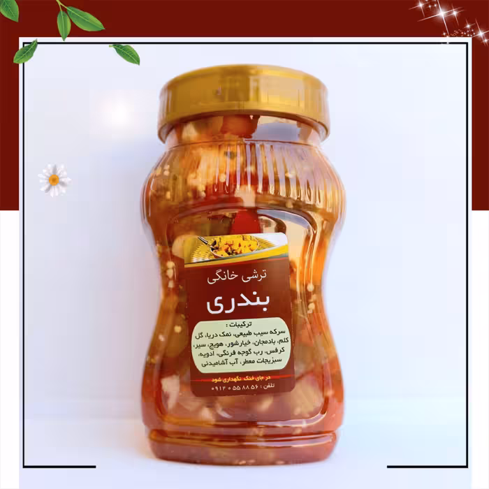 ترشی خانگی ( ترشی بندری )  فوق اعلا / تضمین بازگشت هزینه