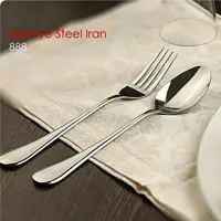 قاشق و چنگال غذا خوری پارما 12 پارچه صنایع استیل ایران
