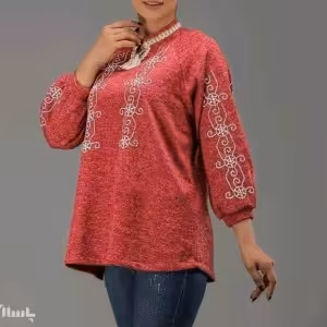 بلوز زنانه آنغوره طرح مهتاب