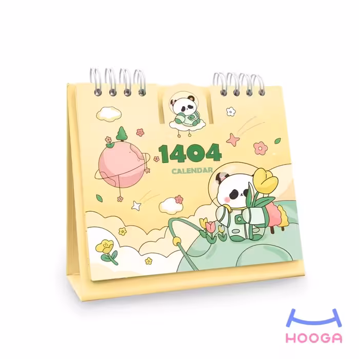 تقویم رومیزی 1404 طرح پاندا فانتزی