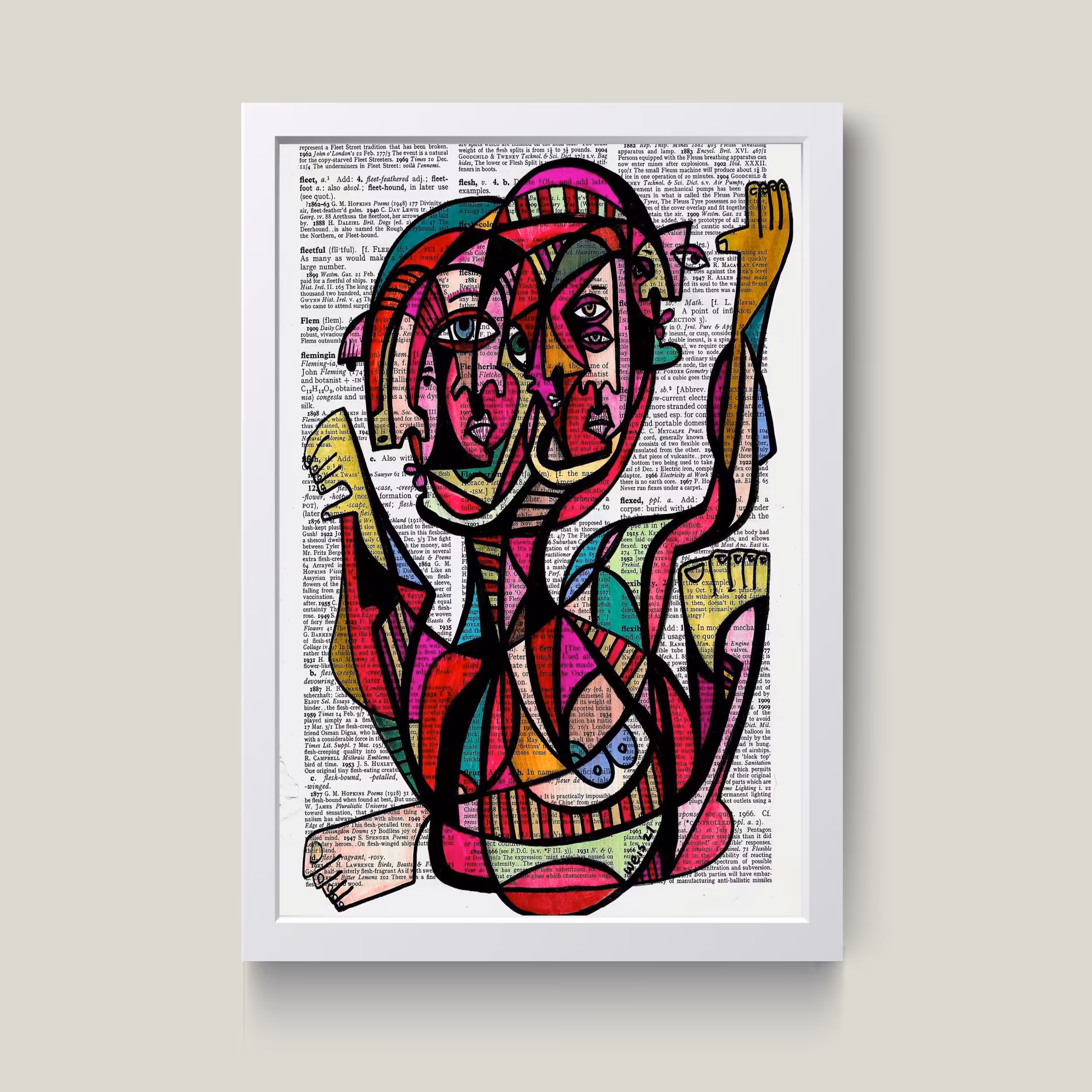 تابلو مدل چهره در چهره کد G152-21