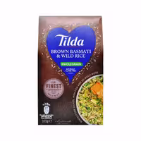 برنج قهوه ای باسماتی و برنج وحشی ( مخلوط ) 375 گرم تیلدا - tilda