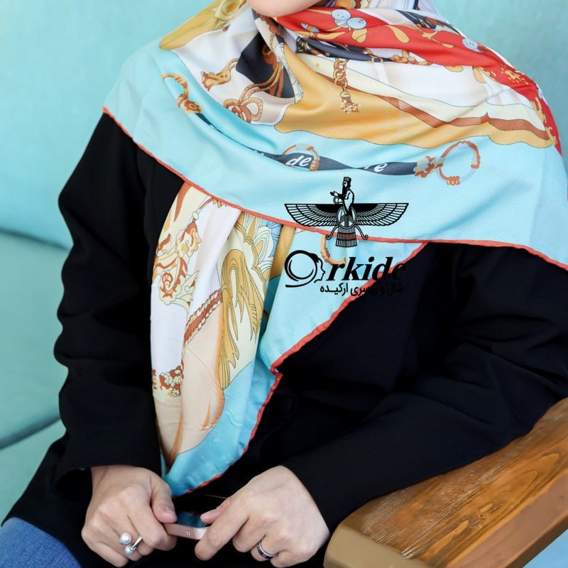  روسری نخ ابریشم گارزا 10
